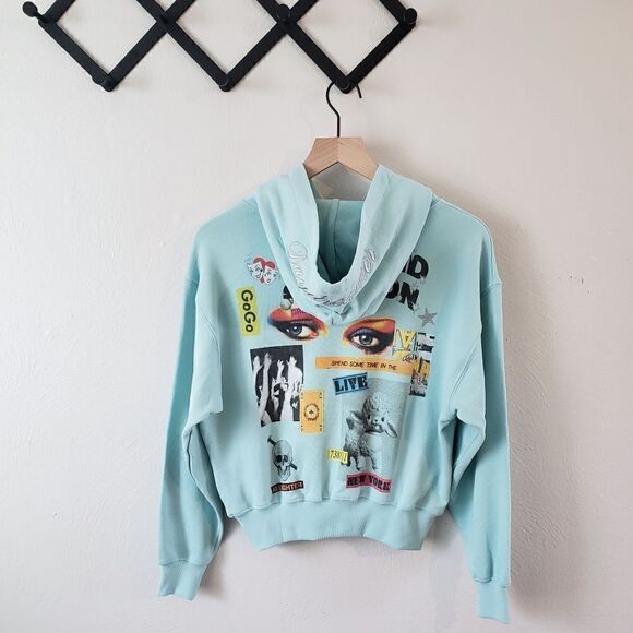 Daydreamer LA Sound And Vision Patch Pocket Graphic Hoodie NWT - Picture 16 of 16